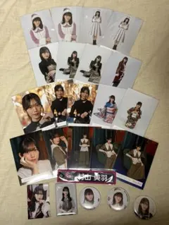 櫻坂46 村山美羽　生写真　缶バッジ　キーホルダー　マグネット　計24点まとめ