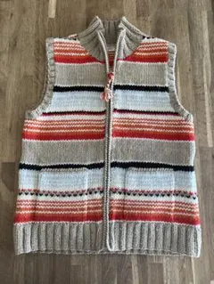 GAIJIN MADE ペルー ニットベスト サイズ1