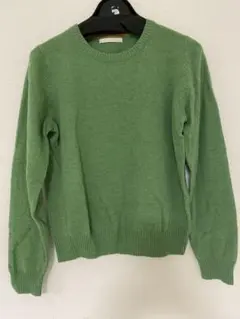 【B品】ehka sopo 長袖　カットソー　グリーン　M