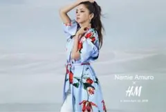 安室奈美惠 × H&M フローラルガウン