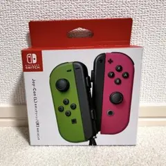 【新品未使用品】 任天堂 スイッチ Joy-Con ネオングリーン/ネオンピンク