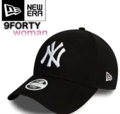 ニューエラ キャップ 帽子 9FORTY WOMEN ヤンキース ブラックのサムネイル
