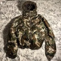 00s y2k archive camo down jacket 値下げ可