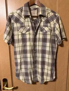 商品名：Levi's リーバイス 半袖チェック柄ウエスタンシャツ Sサイズ