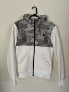 美品 ポロラルフローレン カモフラ 迷彩 裏起毛 ジップパーカー