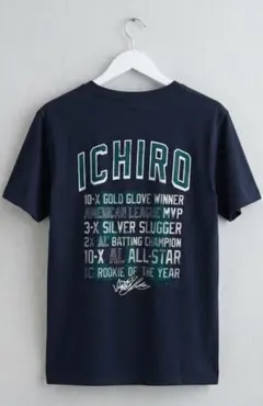 イチロー シアトル・マリナーズ 引退記念Tシャツ サイン入り 日本未発売