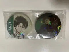 進撃の巨人 リヴァイ ホログラム缶バッジ 各20個セット