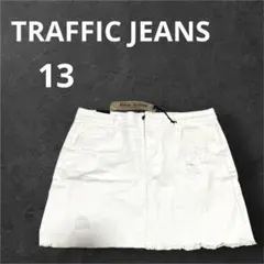 TRAFFIC JEANS WEAR ホワイトミニスカート 13タグつき