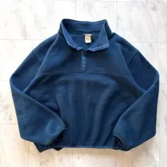 【希少カラー】L.L.BEAN プルオーバーフリースジャケット XL USA製