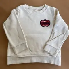 ホワイト カスタム刺繍 トレーナー