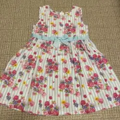 マザウェイズ 花柄 ワンピース 110センチ