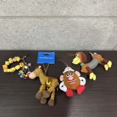 東京ディズニーリゾート　トイストーリー　ストラップ　キーチェーン4点セット