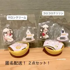 マロンクリーム コロコロクリリン アクリルスタンド はまっこ サンリオ×はま寿司