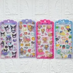 【新品/国内正規品】　ドロップジュエリーシール　サンリオ　4枚　セット
