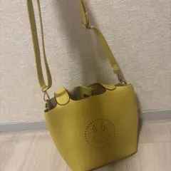 efffy 2WAY ハンドバッグ イエロー - メルカリ