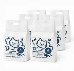 豆腐猫砂／カサバ猫砂（プレミアム混合処方。6袋セットのサムネイル