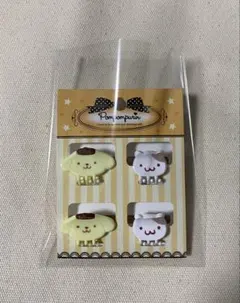 ポムポムプリン ミニヘアクリップ