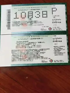 10/3(金)paypayドーム駐車券　駐車場予約券