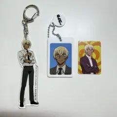 名探偵コナン　安室透　降谷零　バーボン　アクリルキーホルダー　証明写真