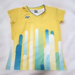 YONEX　ソフトテニス　バトミントン　ゲームシャツ　UVカット　イエロー　L