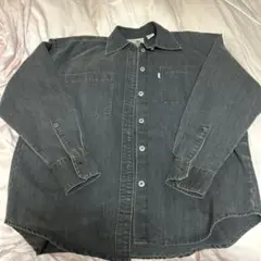 Levi's silverTab ダークグレー長袖シャツ