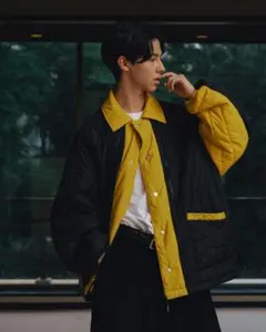 ANGLAN Reversible Quilted Coach Jacket