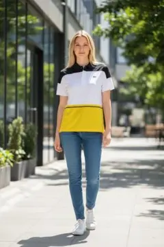 Lacoste カラーブロック ポロシャツ