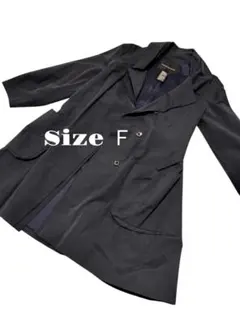 ダブルスタンダードクロージング　トレンチコート　ネイビー