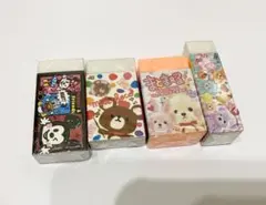 平成レトロ　消しゴム　4個セット