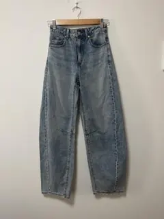 GU バレルレッグジーンズA+EC(丈長め81.0cm) レディース
