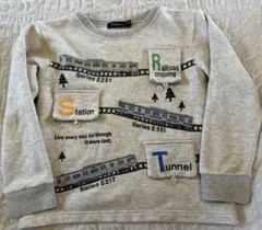 110⭐︎電車　トレーナー ハングリーハート