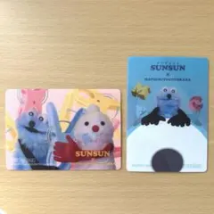 【限定品】パペットスンスン　マツキヨ　クリアカード付きステッカー　チョコレート型