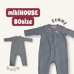 mikiHOUSE ドット柄ロンパース 80サイズ