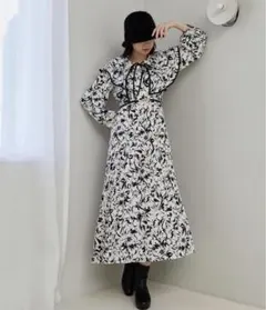 マジェスティックレゴン フリルカラー2Wayワンピース Sサイズ