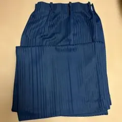 NITORI ネイビー ストライプ 遮光・遮熱カーテン100×210センチ
