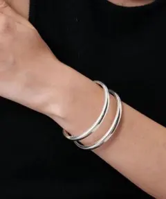 h'eres ICE BANGLE 101 シルバーバングル ブレスレット - メルカリ