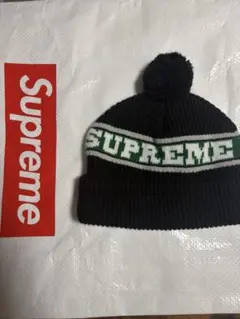 Supreme ポンポン ニット帽 ビーニー - メルカリ