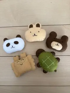 フェルトおままごと 動物パンセット ハンドメイド
