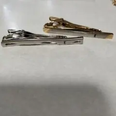 じ*ず様 YSL イブサンローラン シルバー ゴールド ネクタイピン セット