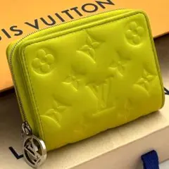 【最高級美品】ルイヴィトン ポルトフォイユルー エンボス ２つ折り財布 イエロー