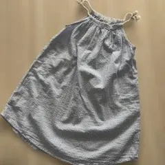 H&M ストライプ ノースリーブワンピース 116