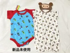 新品未使用・ロンパース2点セット