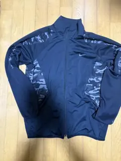 美品】NIKE DRY FIT セットアップ 迷彩パネル ブラック　L