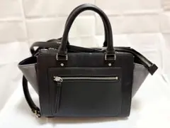 美品 ロリステッラ デニア 2way ハンドバッグ ショルダーバッグ 黒 