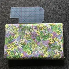 ※本日のみお値下げ 花柄 綿プリント生地 120×2.6m