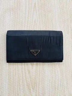 PRADA ナイロン長財布　ブラック