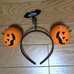 ディズニー　カチューシャ　ハロウィン　パンプキン
