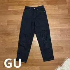 GU ハイウエストマムジーンズ