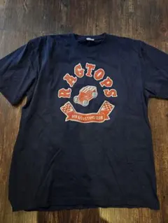 古着tシャツ　ヴィンテージカークラブ Tシャツ XXL　ネイビーのサムネイル