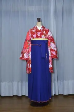 kansai Yamamoto 袴セット 赤 花柄 卒業式 - メルカリ
